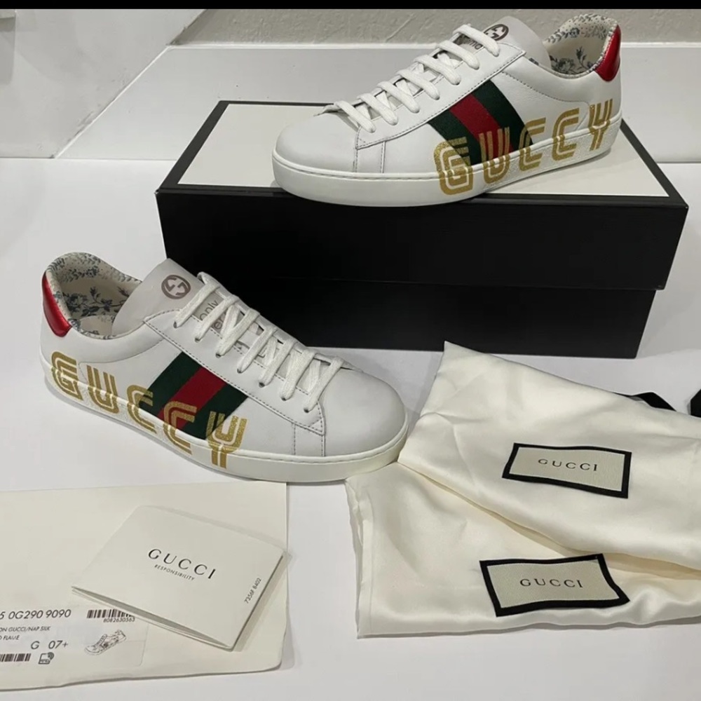 Gucci Ace Guccy Limited Edition G 7 1/2